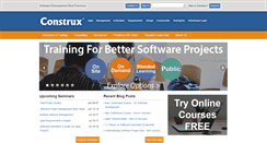 Desktop Screenshot of construx.com