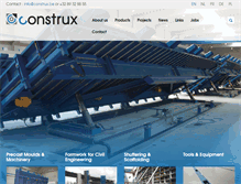 Tablet Screenshot of construx.be